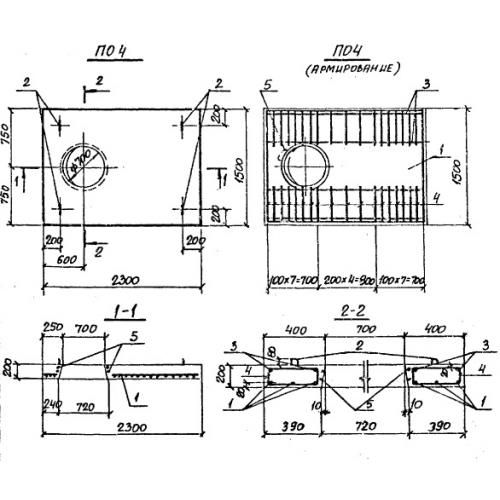 Плита ПО4 Плита ПО4