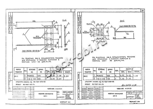 Диафрагма жесткости 1ДП 26.36