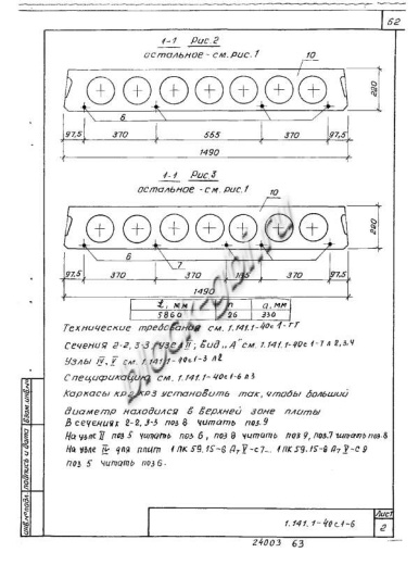 Плита 1ПК 59.15-8