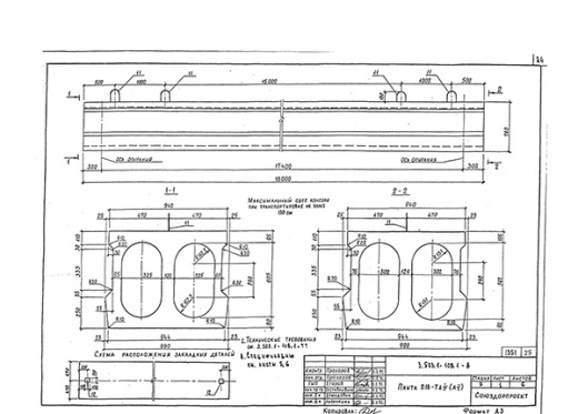 Плита пустотная П18-ТАIV-2 Плита пустотная П18-ТАIV-2