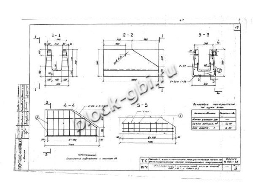 Лоток междушпальный ЛЖС-0.5-2.0