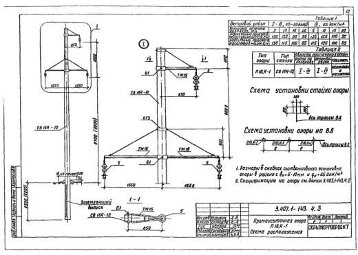 Промежуточная опора П16,4-1 Промежуточная опора П16,4-1