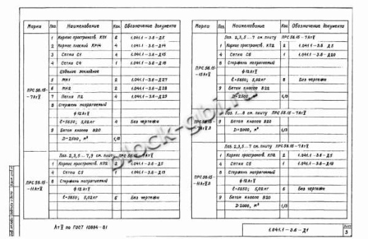 Плита ПРС 56.15-15