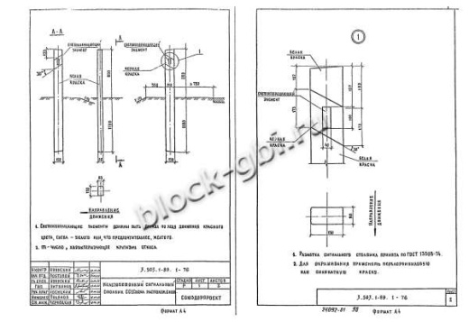Столбик сигнальный СС-1 Столбик сигнальный СС-1