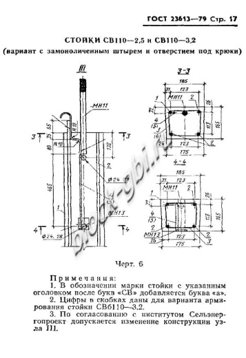 Стойка СВ 110-3,2