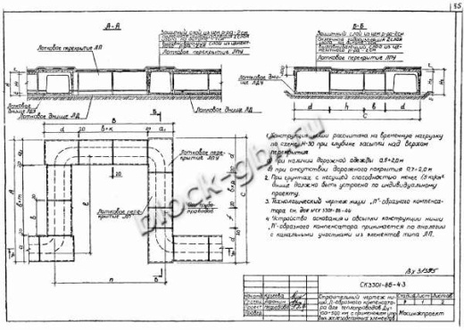 Лотковое днище ЛДУ-4 угловое