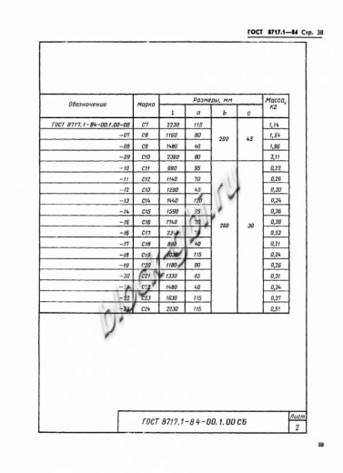 Лестничная ступень ЛСС 24-Л-1Ш