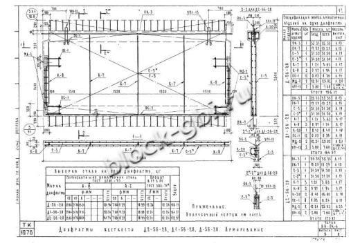 Диафрагма жесткости Д-56-28 Диафрагма жесткости Д-56-28