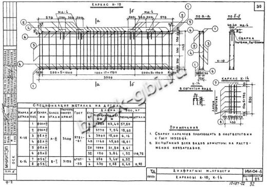 Диафрагма жесткости В-41-38п