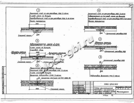 Плита днища коллекторов ПД 42-8